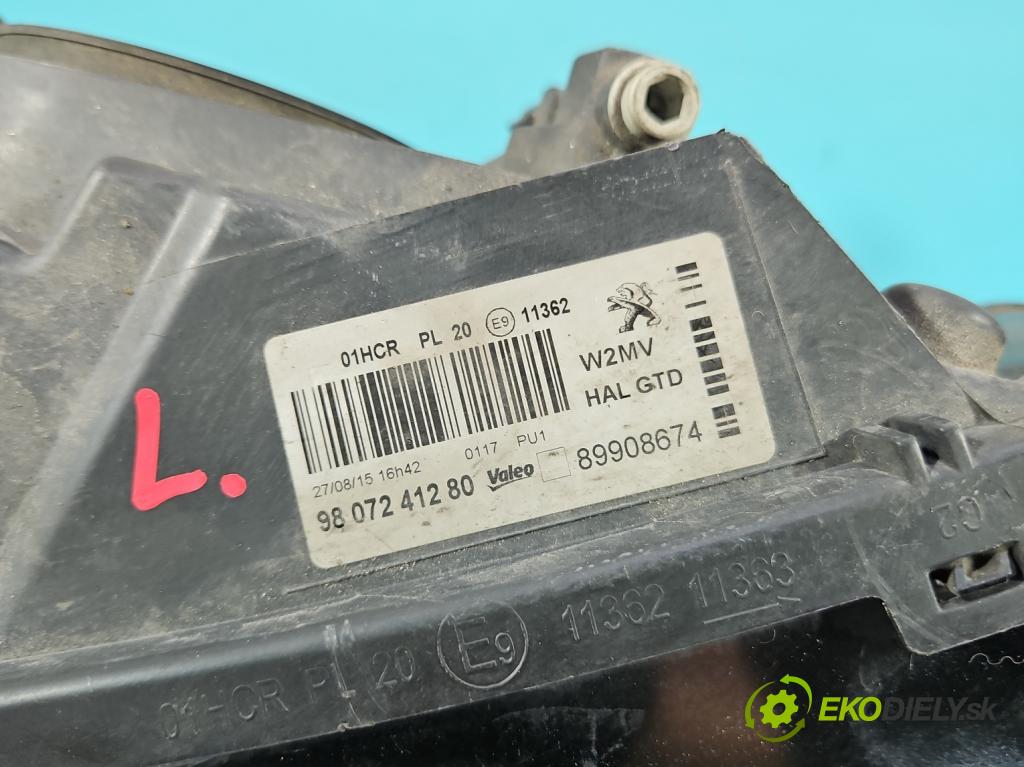 Peugeot 508 I 2010-2018 2.0 hdi 150 HP manual 110 kW 1997 cm3 4- Reflektor: ľavý 9807241280 (Kľučka dverí ostatné)