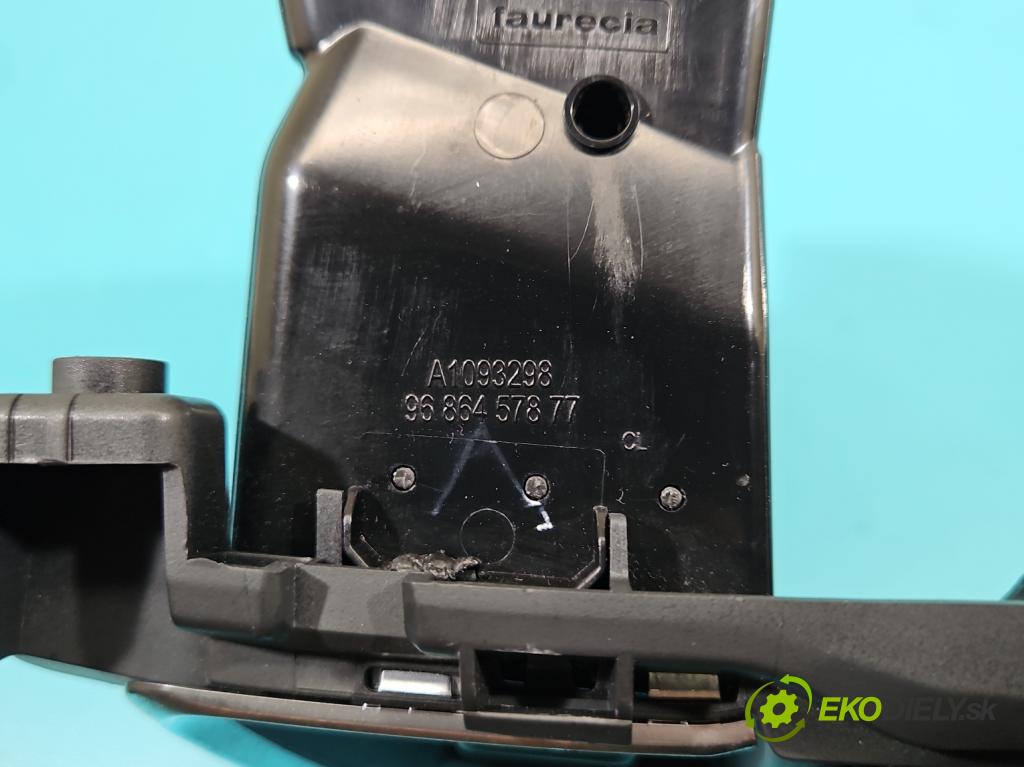 Peugeot 508 I 2010-2018 2.0 hdi 150 HP manual 110 kW 1997 cm3 4- Mřížka: kúrenia stredová 9686445277 (Mriežka kúrenia (fukár))