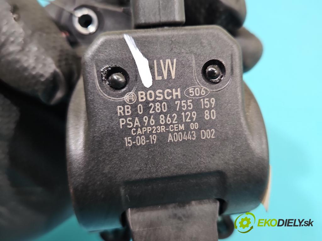 Peugeot 508 I 2010-2018 2.0 hdi 150 hp manual 110 kW 1997 cm3 4- pedal plyn: potenciometr: 0280755159