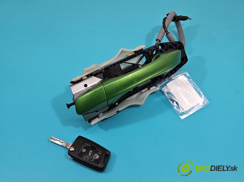 Skoda Fabia III 2014- 2021 1.4 tdi 105 HP manual 77 kW 1422 cm3 5- rukoväť predné ľavé mimo: 5N0837885H (Kľučka dverí vonkajšia predná ľavá)