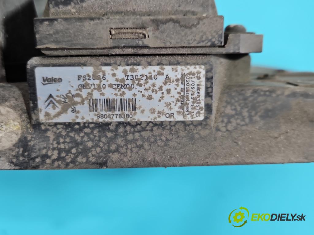Peugeot 508 I 2010-2018 2.0 hdi 150 HP manual 110 kW 1997 cm3 4- Ventilátor chladiča 9804778380