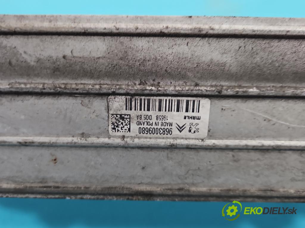 Peugeot 508 I 2010-2018 2.0 hdi 150 HP manual 110 kW 1997 cm3 4- Intercooler 9683009680 (Intercooler (chladič nasávaného vzduchu))
