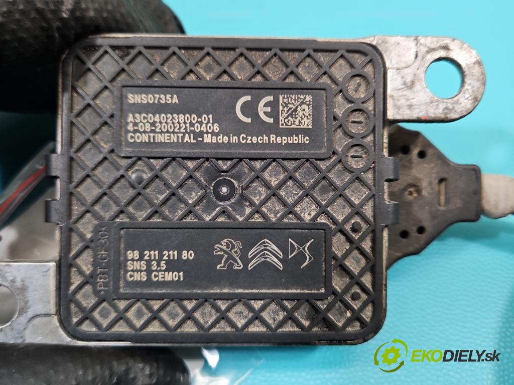 Peugeot 508 I 2010-2018 2.0 hdi 150 HP manual 110 kW 1997 cm3 4- Sonda lambda 9821121180 (Lambda sonda)