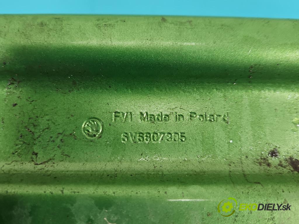 Skoda Fabia III 2014- 2021 1.4 tdi CUT 105 hp manual 77 kW 1422 cm3 5- výztuha nárazníku zadní 6V6807305