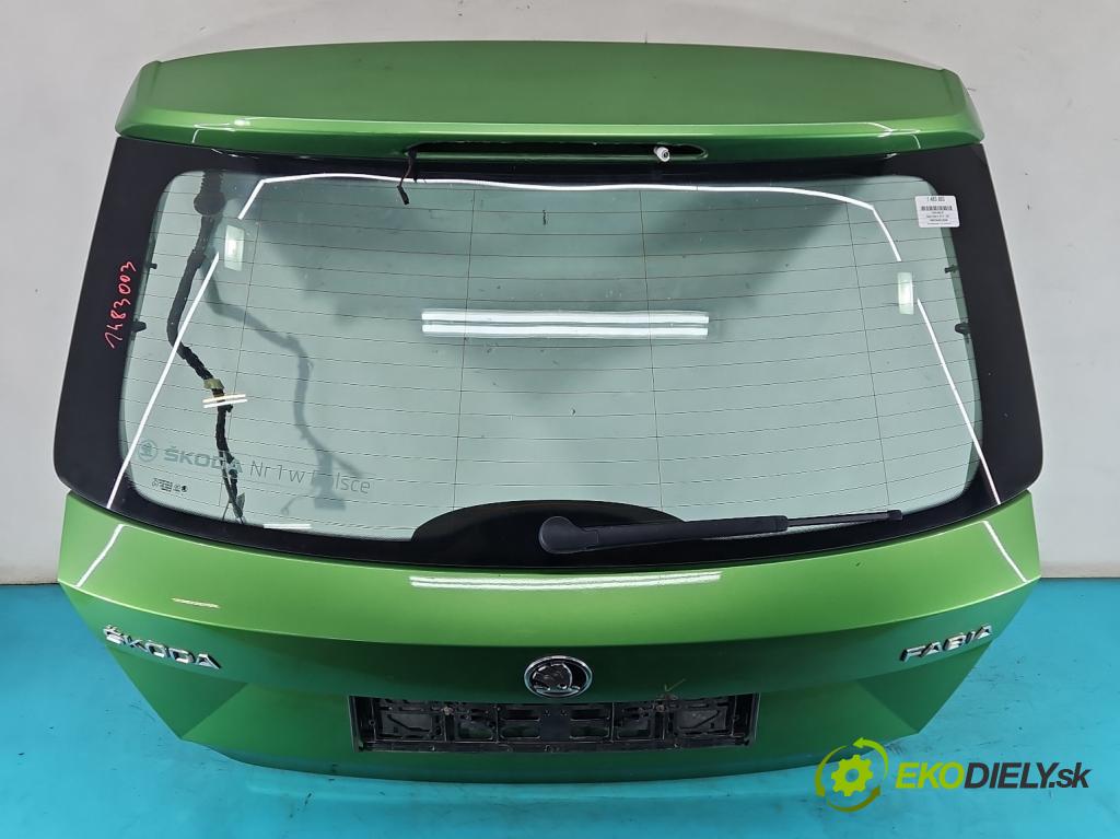 Skoda Fabia III 2014- 2021 1.4 tdi 105 hp manual 77 kW 1422 cm3 5- zadní kufrové dveře  (Zadní kapota (kufr))