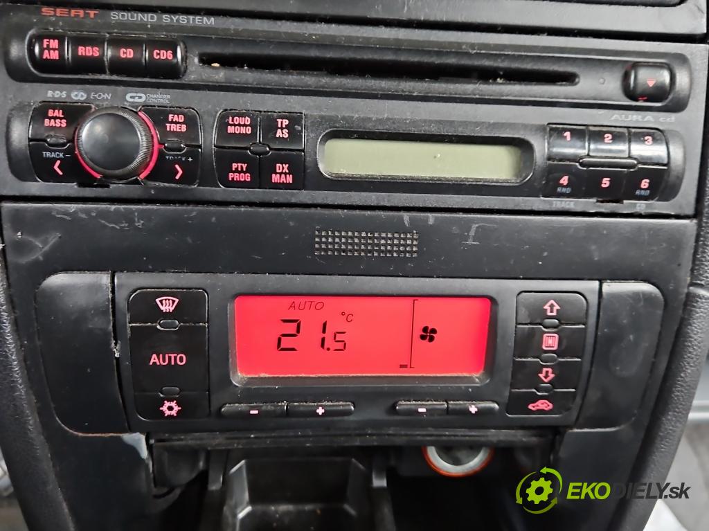 Seat Toledo II 1998-2004 1.8b 125 HP manual 92 kW 1781 cm3 4- panel kúrenia 1M0820043G
