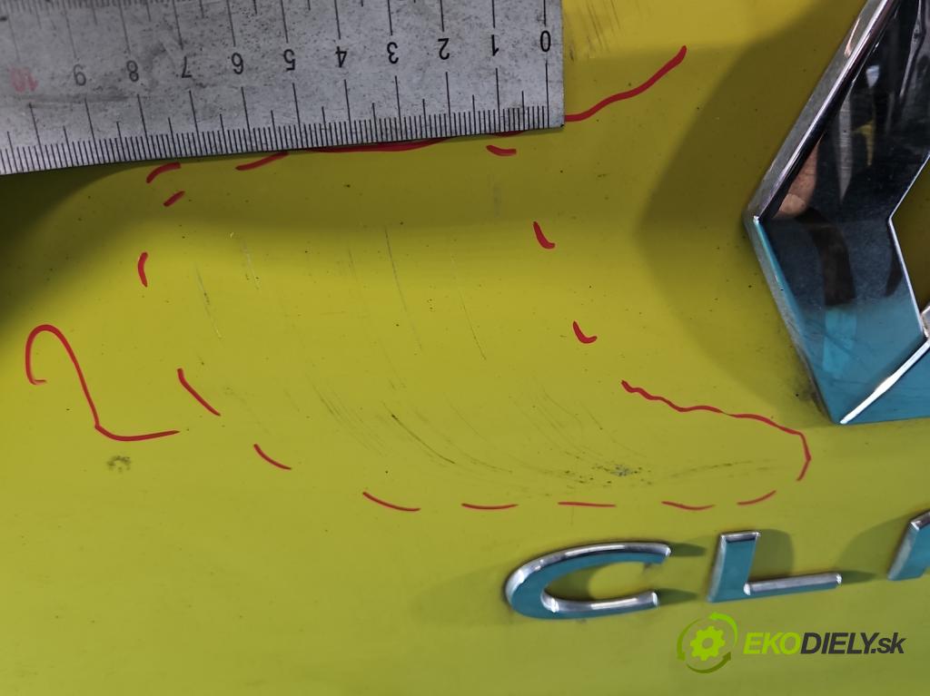 Renault Clio IV 2012-2020 0.9 Tce 90 hp manual 66 kW 898 cm3 5- zadní kufrové dveře  (Zadní kapota (kufr))