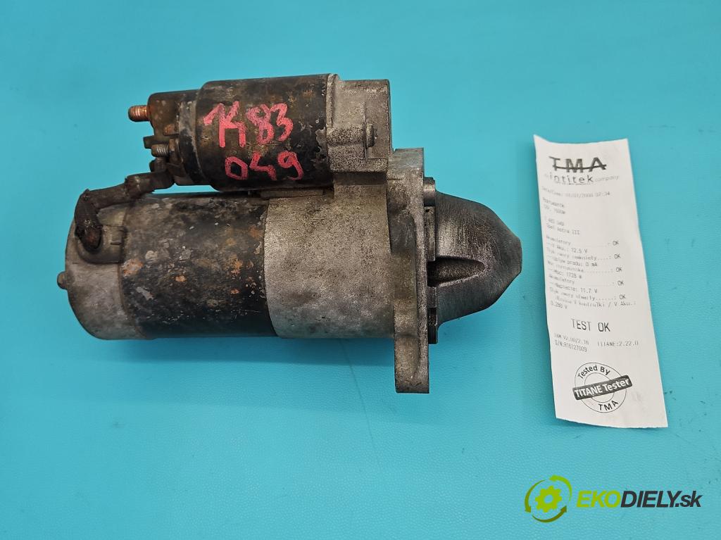 Opel Astra III 2004-2014 1.9 cdti 120 HP manual 88 kW 1910 cm3 5- štartér  (Štartér)