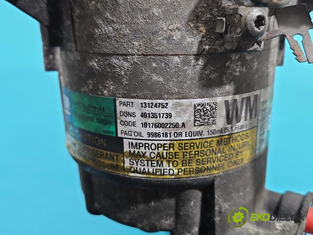 Opel Astra III 2004-2014 1.9 cdti 120 HP manual 88 kW 1910 cm3 5- Kompresor: klimatizácie 13124752 (Kompresor klimatizácie)