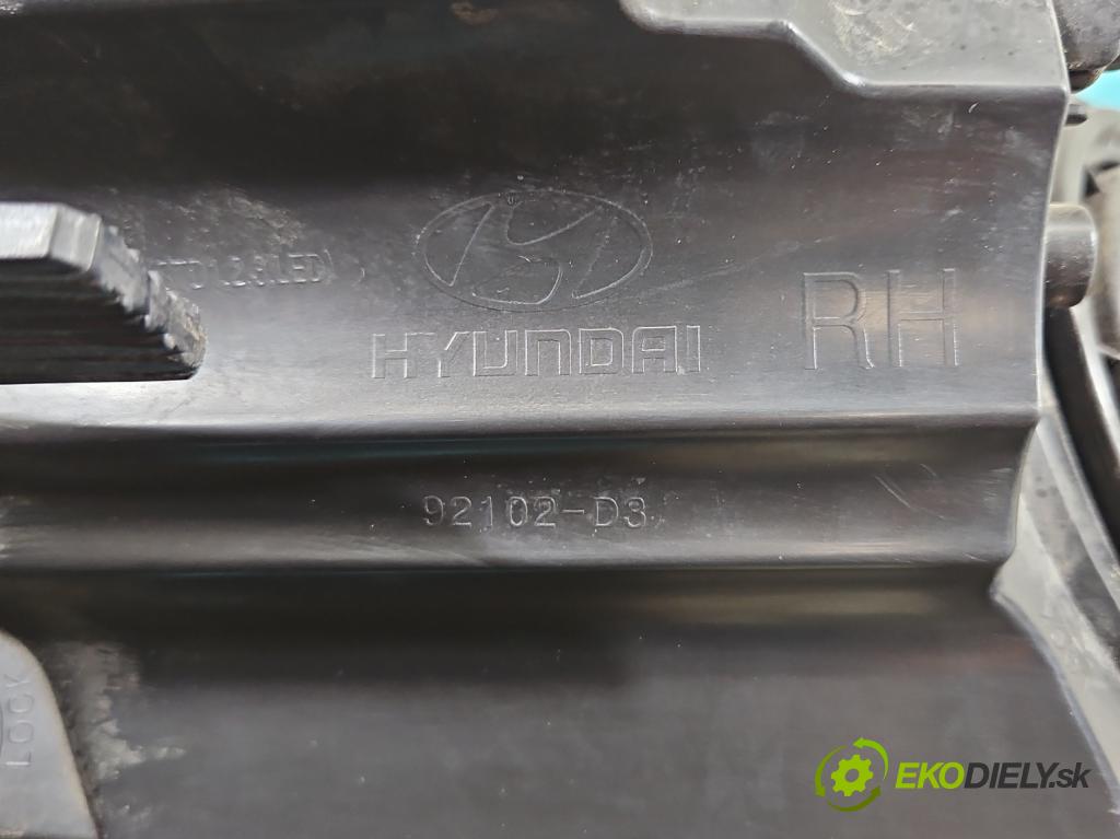 Hyundai Tucson III 2015-2020 2.0 crdi 136 HP automatic 100 kW 1999 cm3 5- Reflektor: pravý 92102-D3 (Svetlo predné pravé)