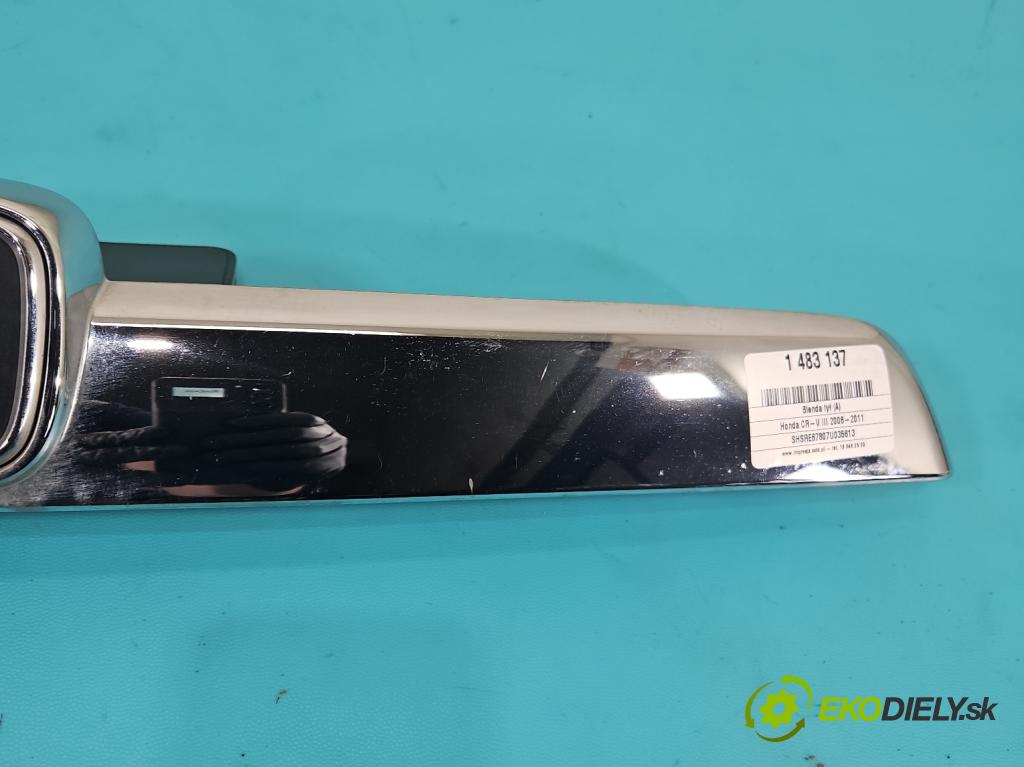 Honda CR-V III 2006-2011 2.2 i-CTDi 140 hp manual 103 kW 2204 cm3 5- zaslepka: zadní 74890-SWW-E010-M1