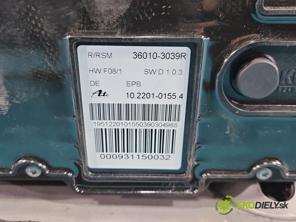 Renault Koleos I 2008-2016 2.0 dci 150 hp manual 110 kW 1995 cm3 5- brzda manuál: elektrický: 36010-3039R (Ruční brzda)