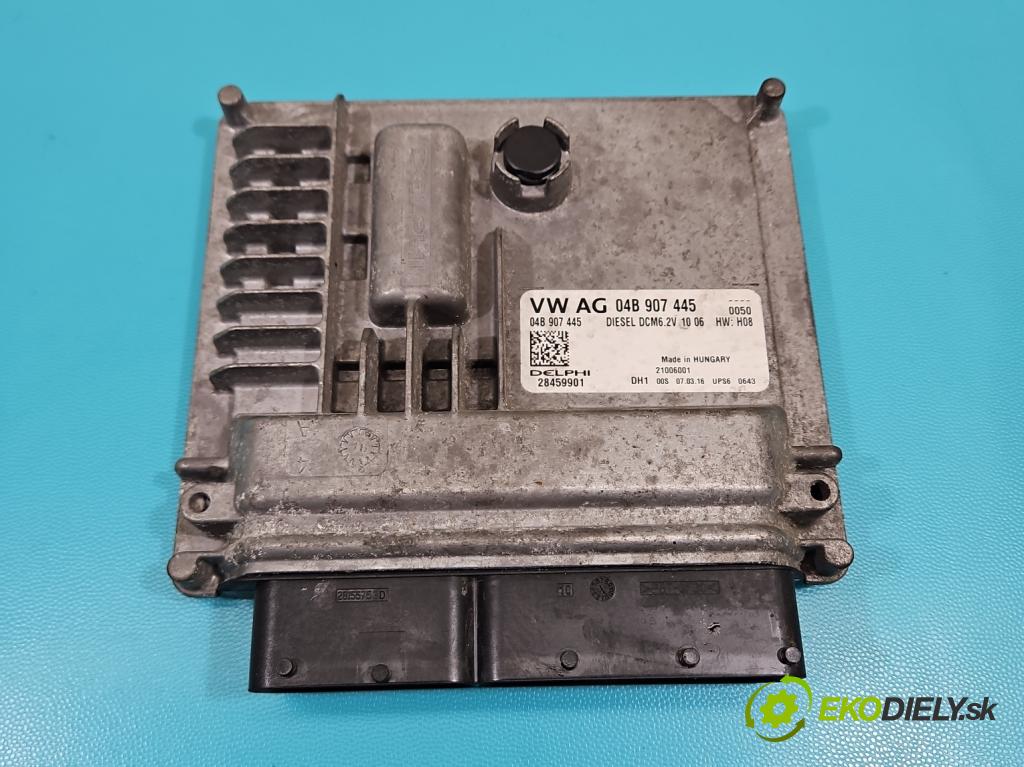 Skoda Fabia III 2014- 2021 1.4 tdi 105 HP manual 77 kW 1422 cm3 5- riadiaca jednotka motora 04B907445