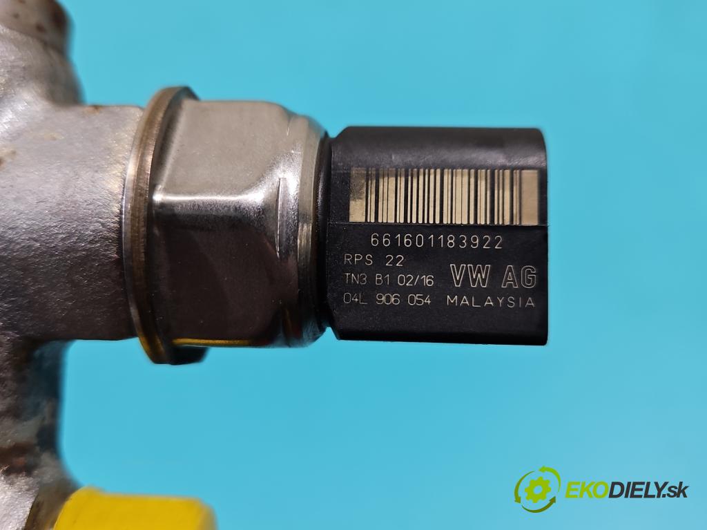 Skoda Fabia III 2014- 2021 1.4 tdi 105 HP manual 77 kW 1422 cm3 5- lišta vstrekovacia 04B130093 (Vstrekovacia lišta)