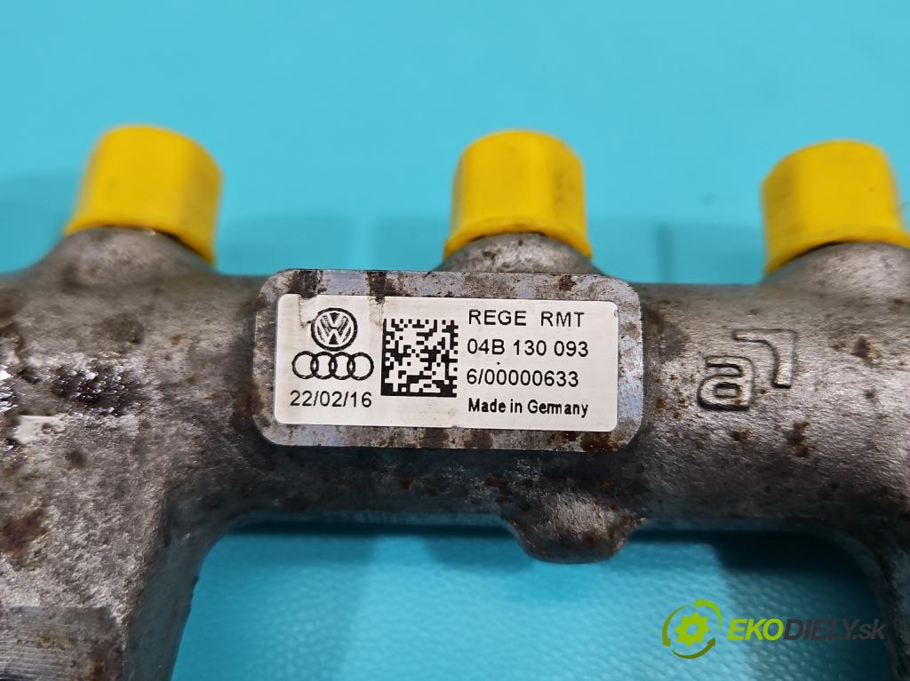 Skoda Fabia III 2014- 2021 1.4 tdi 105 HP manual 77 kW 1422 cm3 5- lišta vstrekovacia 04B130093 (Vstrekovacia lišta)