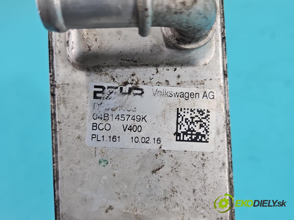 Skoda Fabia III 2014- 2021 1.4 tdi 105 hp manual 77 kW 1422 cm3 5- Intercooler 04B145749K (Intercooler (chladič stlačeného vzduchu))