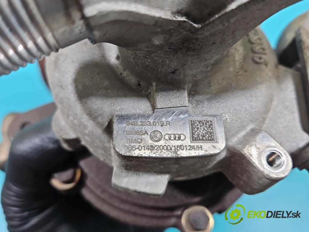 Skoda Fabia III 2014- 2021 1.4 tdi 105 hp manual 77 kW 1422 cm3 5- Turbodmychadlo 04B253019R (Kompletní turbodmychadlo)