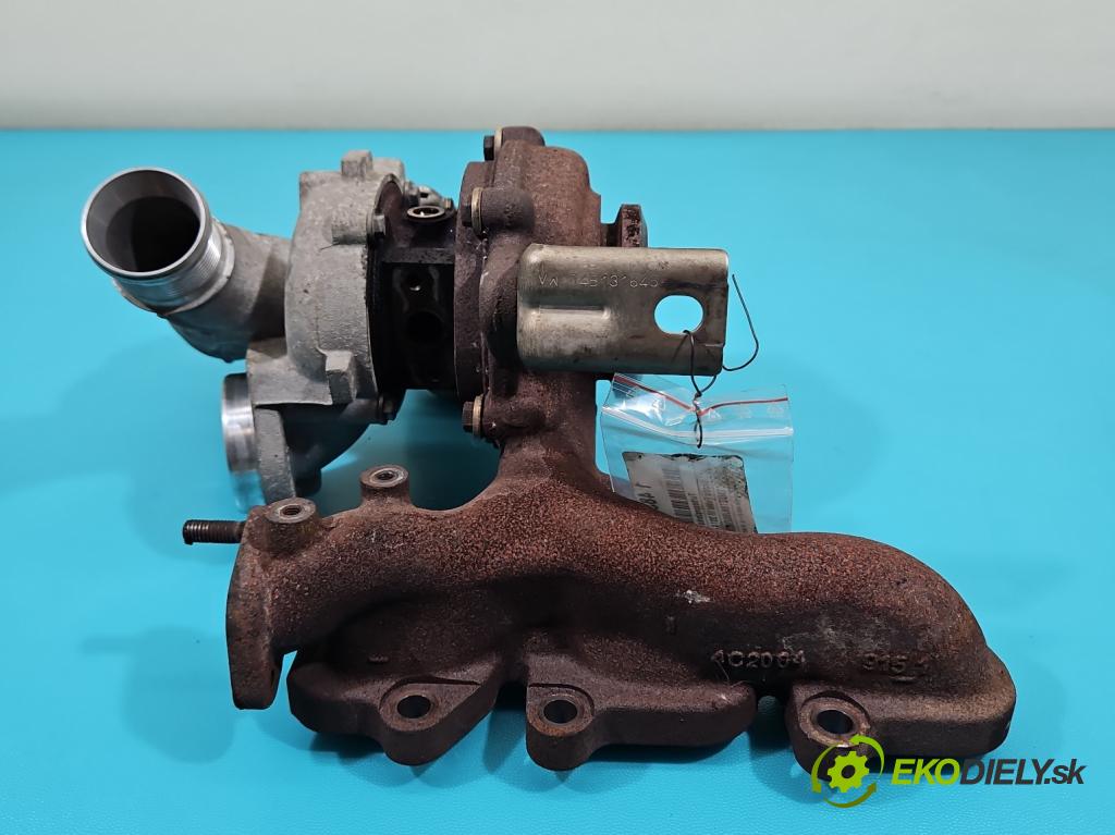 Skoda Fabia III 2014- 2021 1.4 tdi 105 hp manual 77 kW 1422 cm3 5- Turbodmychadlo 04B253019R (Kompletní turbodmychadlo)