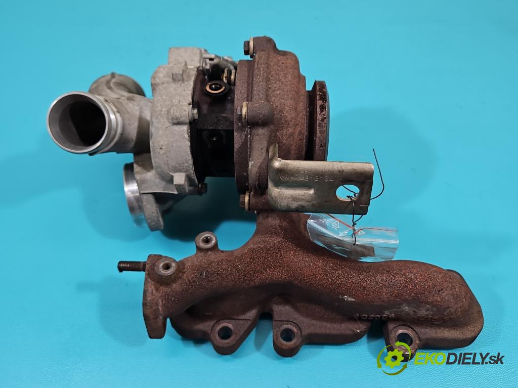 Skoda Fabia III 2014- 2021 1.4 tdi 105 hp manual 77 kW 1422 cm3 5- Turbodmychadlo 04B253019R (Kompletní turbodmychadlo)