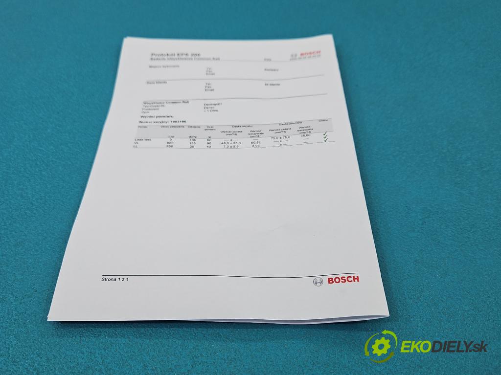 Mazda 6 I GG 2002-2007 2.0 citd 143 HP manual 105 kW 1998 cm3 5- vstrek RF7J13H50 (Vstrekovač paliva)