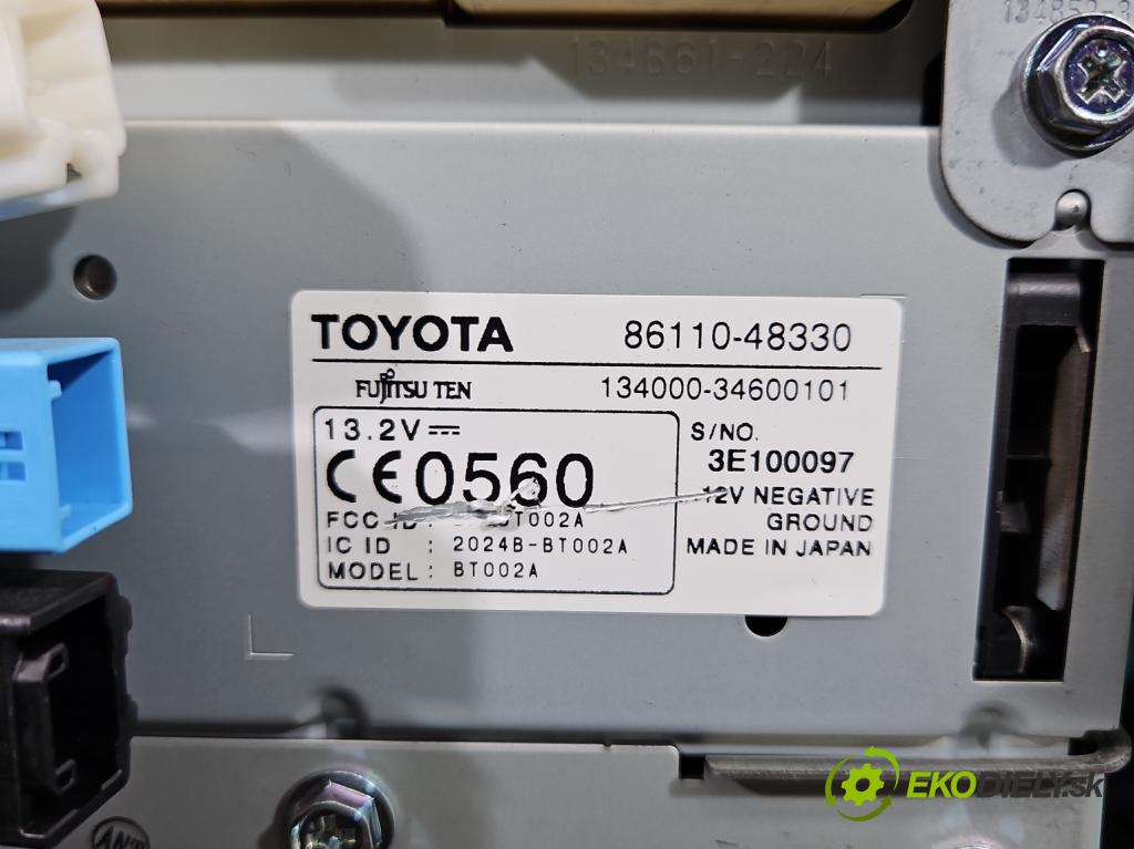 Lexus RX II 2003-2008 3.5 V6 automatic 203 kW 3456 cm3 5- Zobrazit: 86110-48330 (Prístrojová doska)