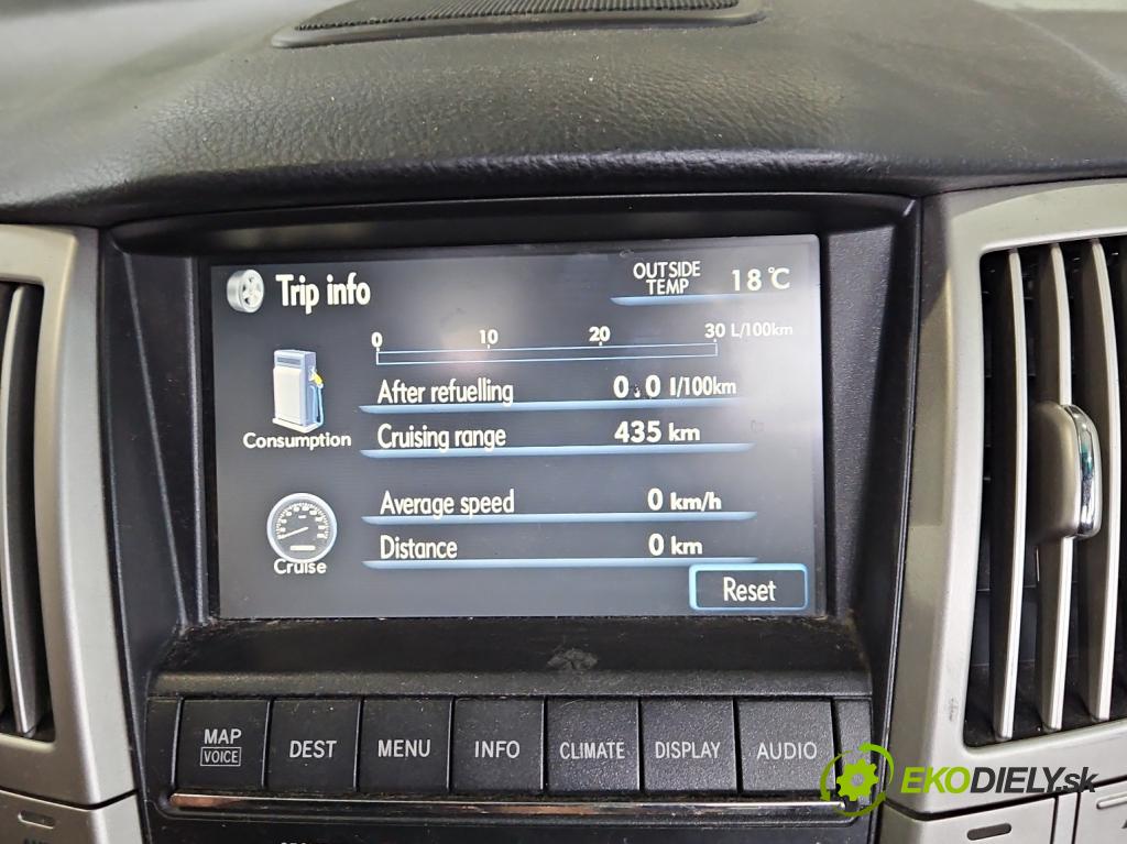 Lexus RX II 2003-2008 3.5 V6 automatic 203 kW 3456 cm3 5- Zobrazit: 86110-48330 (Prístrojová doska)