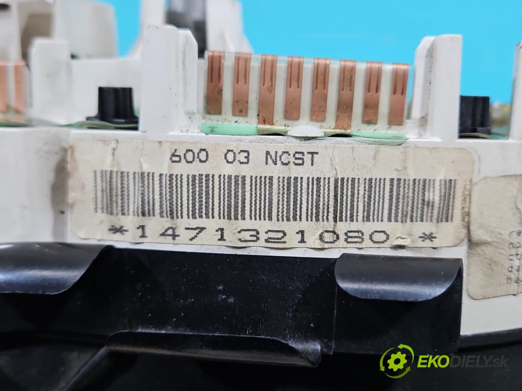 Citroen Evasion 2.0 8V 121KM manual 89 kW 1998 cm3 5- prístrojovka/ budíky 1471321080 (Prístrojová doska)