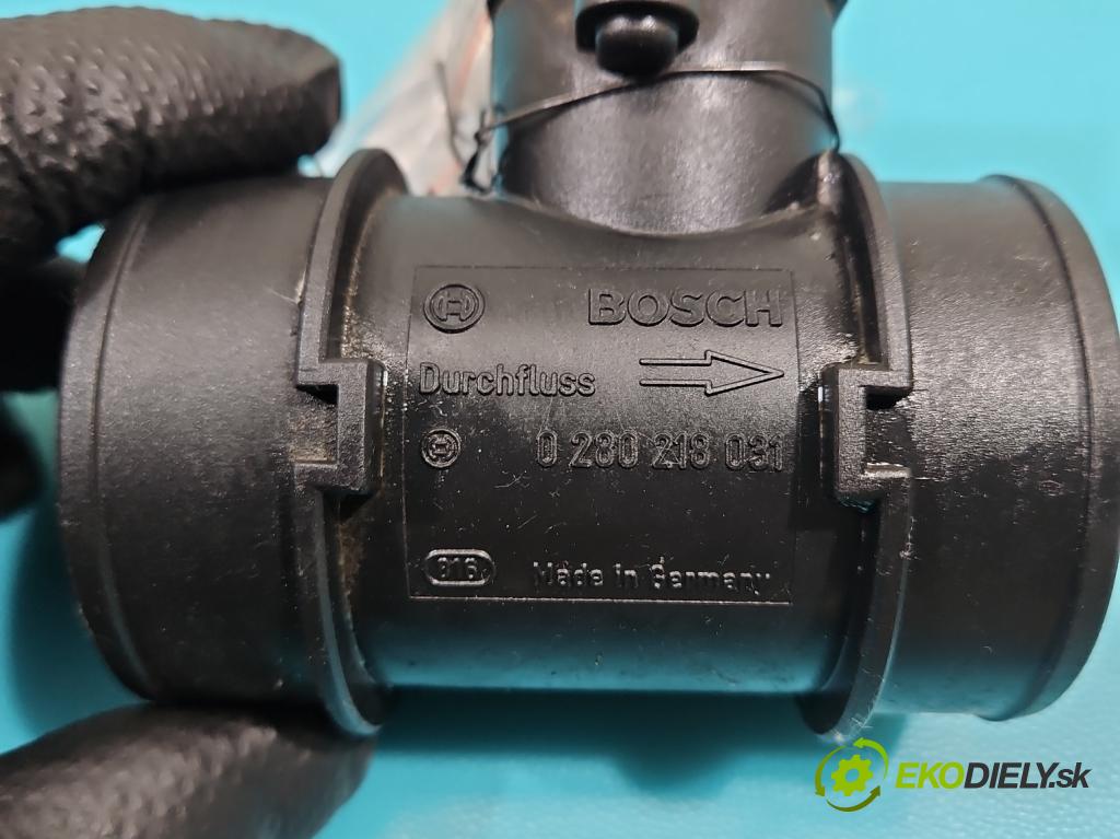 Opel Corsa C 2000-2006 1.0 12v 58 HP manual 43 kW 973 cm3 3- průtokoměr: 0280218031 (Váha vzduchu)