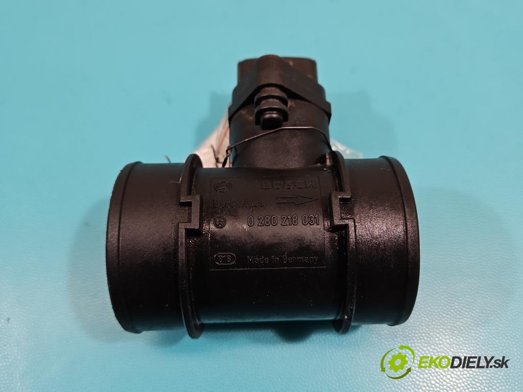 Opel Corsa C 2000-2006 1.0 12v 58 HP manual 43 kW 973 cm3 3- průtokoměr: 0280218031 (Váha vzduchu)