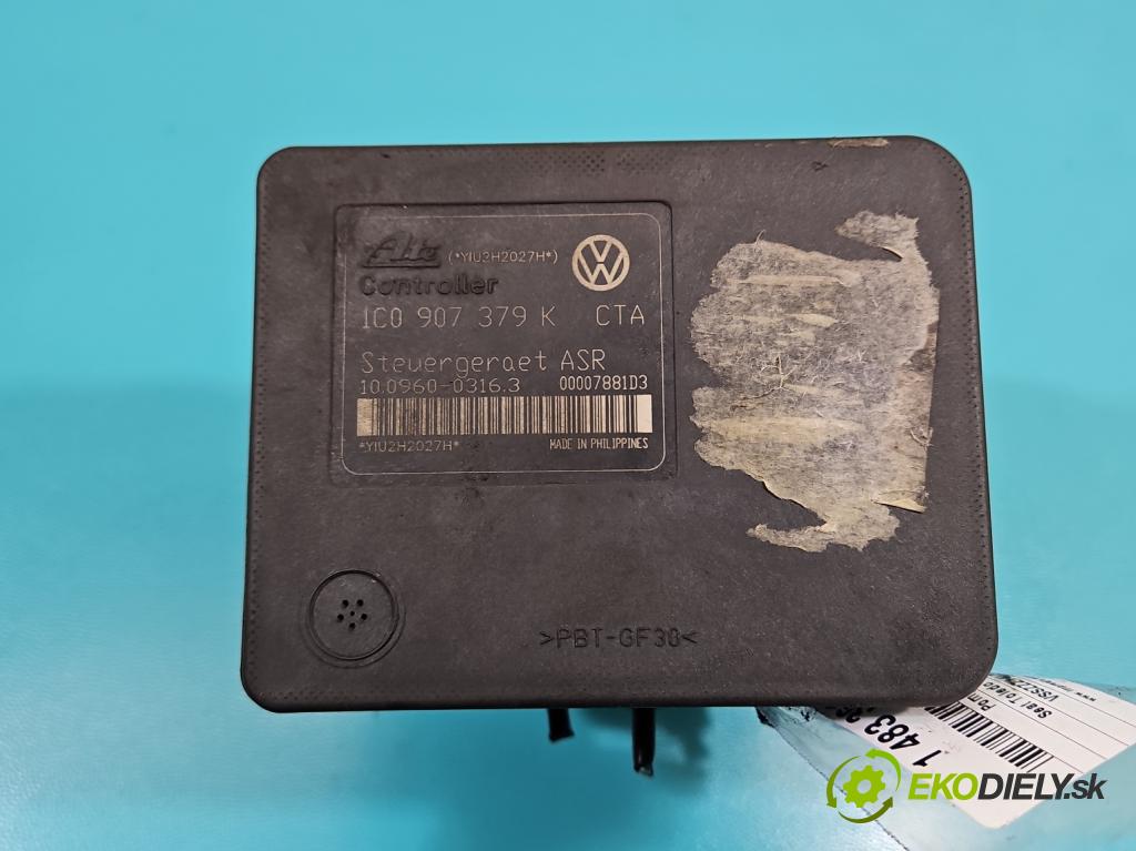 Seat Toledo II 1998-2004 1.8b 125 HP manual 92 kW 1781 cm3 4- čerpadlo abs 1C0907379K (Pumpa ABS)