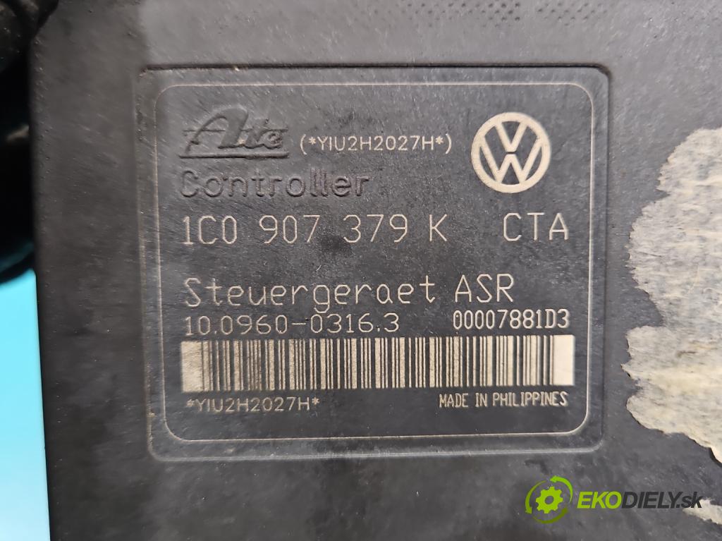 Seat Toledo II 1998-2004 1.8b 125 HP manual 92 kW 1781 cm3 4- čerpadlo abs 1C0907379K (Pumpa ABS)