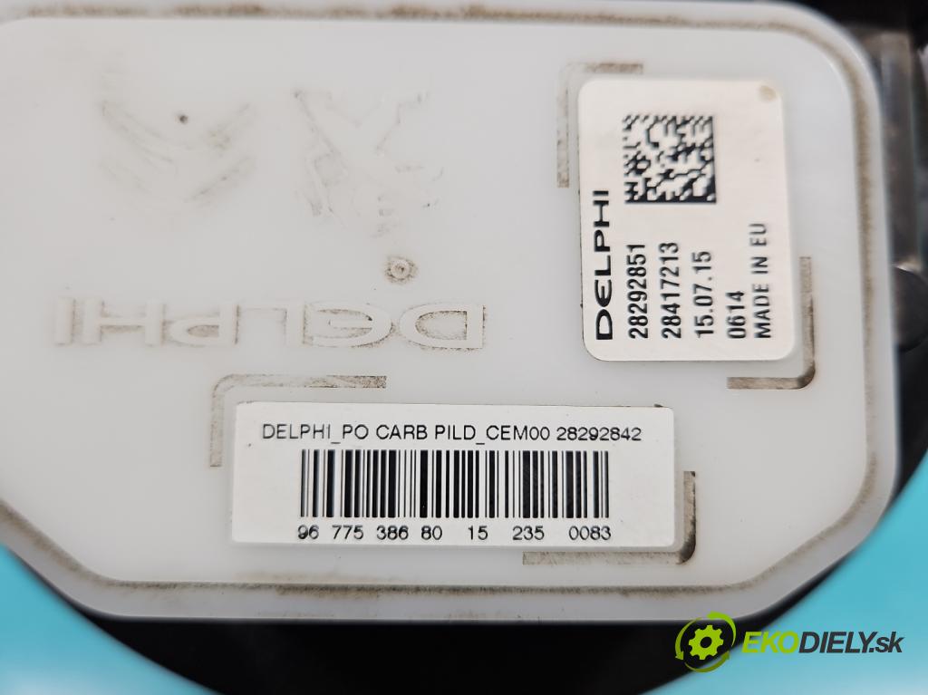 Peugeot 508 I 2010-2018 2.0 hdi 150 hp manual 110 kW 1997 cm3 4- čerpadlo paliva 9677538680