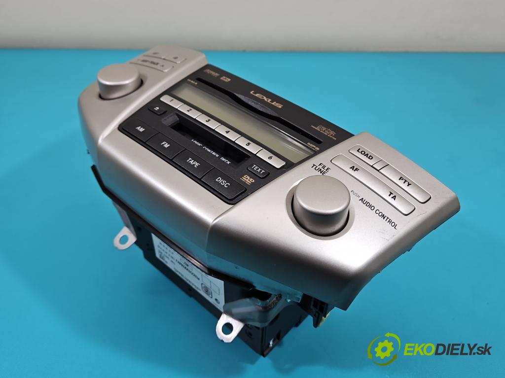Lexus RX II 2003-2008 3.5 V6 automatic 203 kW 3456 cm3 5- Radio originál 86120-48A60-2