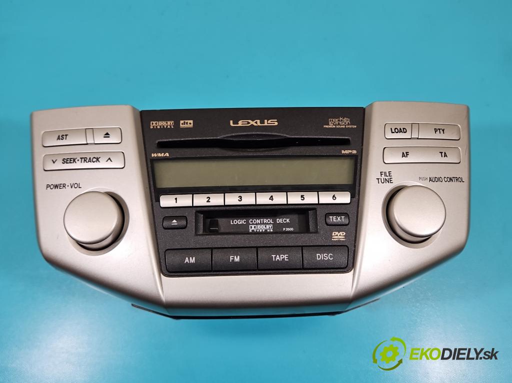 Lexus RX II 2003-2008 3.5 V6 automatic 203 kW 3456 cm3 5- Radio originál 86120-48A60-2