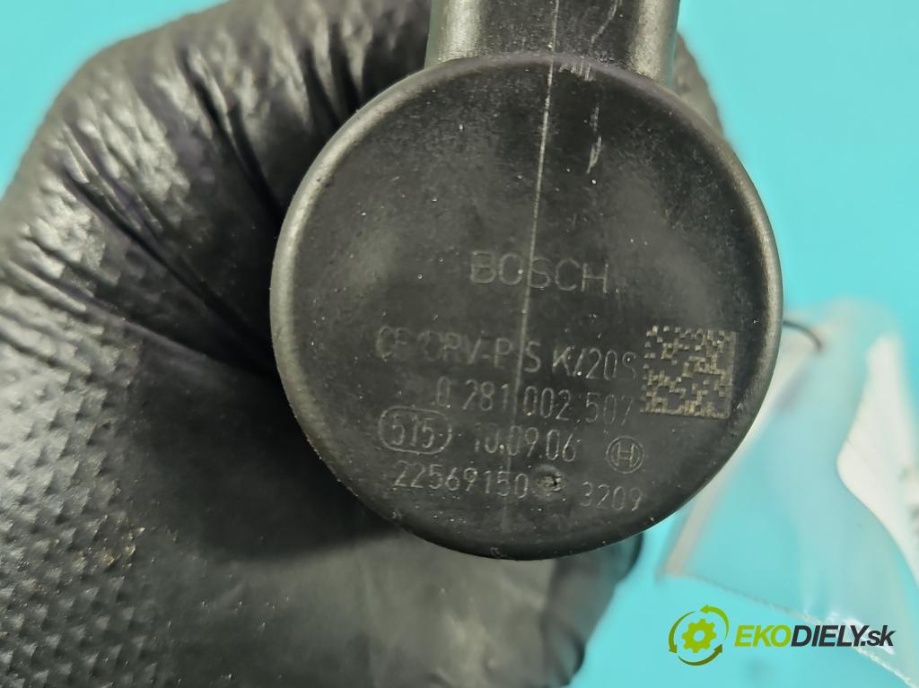 Alfa romeo 159 2.4 jtd 200 HP manual 147 kW 2387 cm3 5- lišta vstrekovacia 0281002507 (Vstrekovacia lišta)