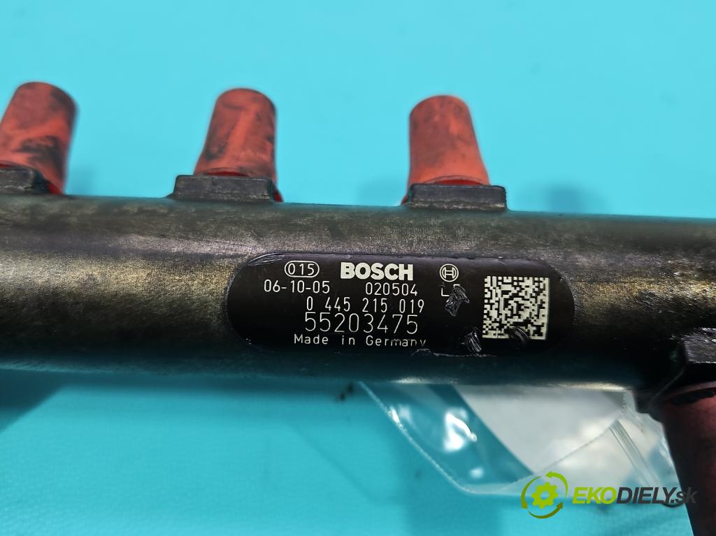 Alfa romeo 159 2.4 jtd 200 HP manual 147 kW 2387 cm3 5- lišta vstrekovacia 0281002507 (Vstrekovacia lišta)