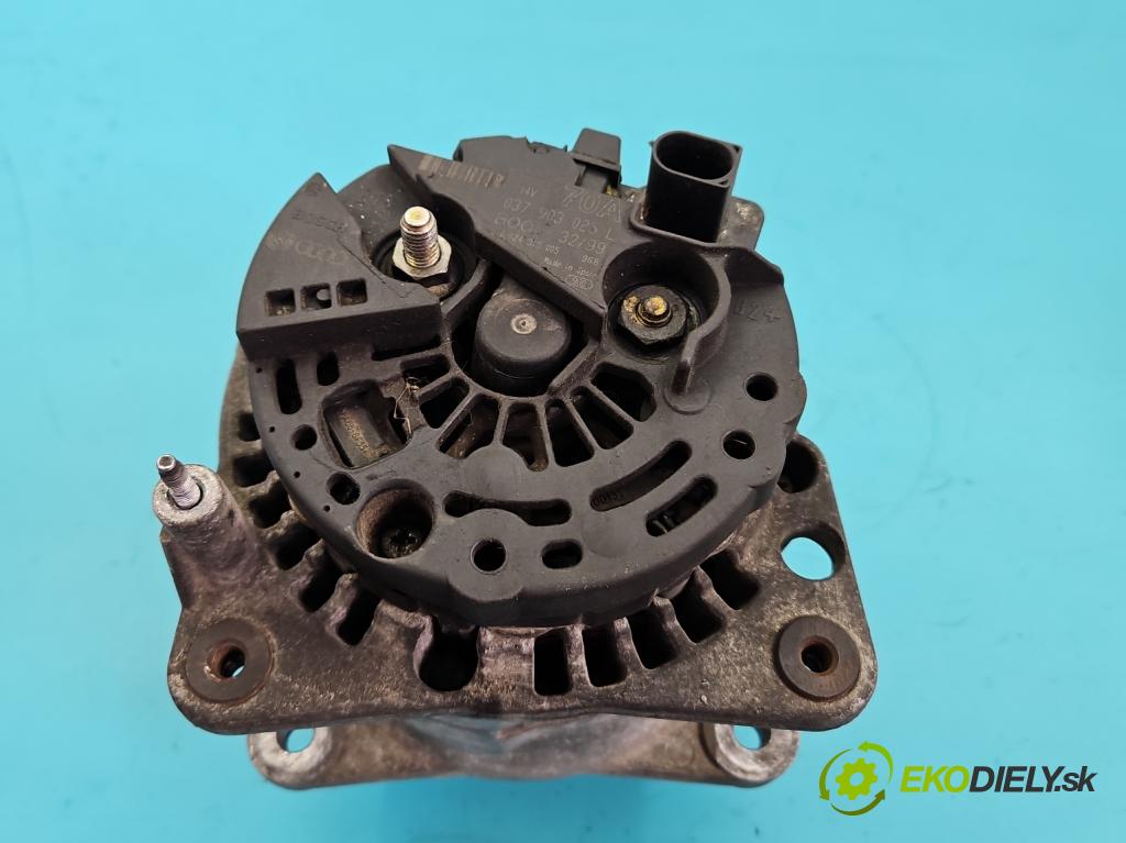 Vw Golf IV 1997-2003 1.4 16v 75 HP manual 55 kW 1390 cm3 5- Alternator 037903025L (Alternátor)