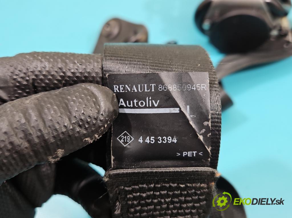 Renault Clio IV 2012-2020 0.9 Tce 90 HP manual 66 kW 898 cm3 5- pas bezpečnosť: predné ľavý 868850945R