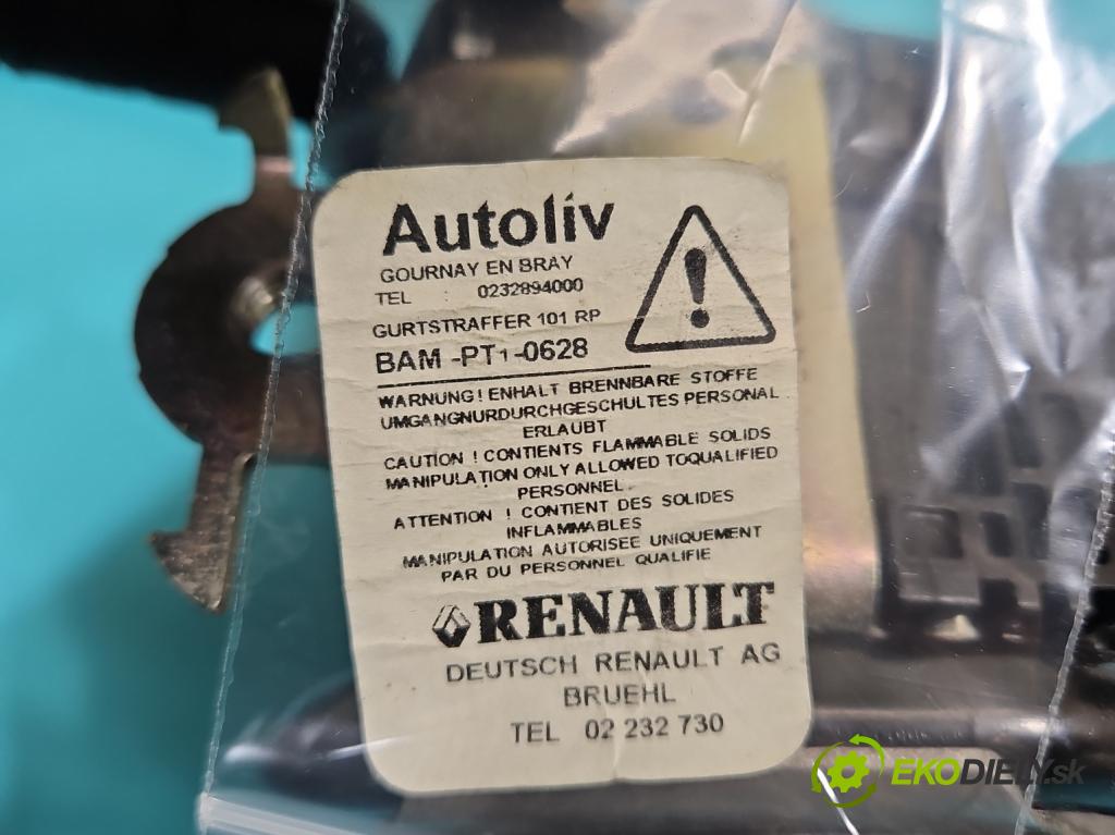Renault Clio IV 2012-2020 0.9 Tce 90 HP manual 66 kW 898 cm3 5- pas bezpečnosť: predné ľavý 868850945R