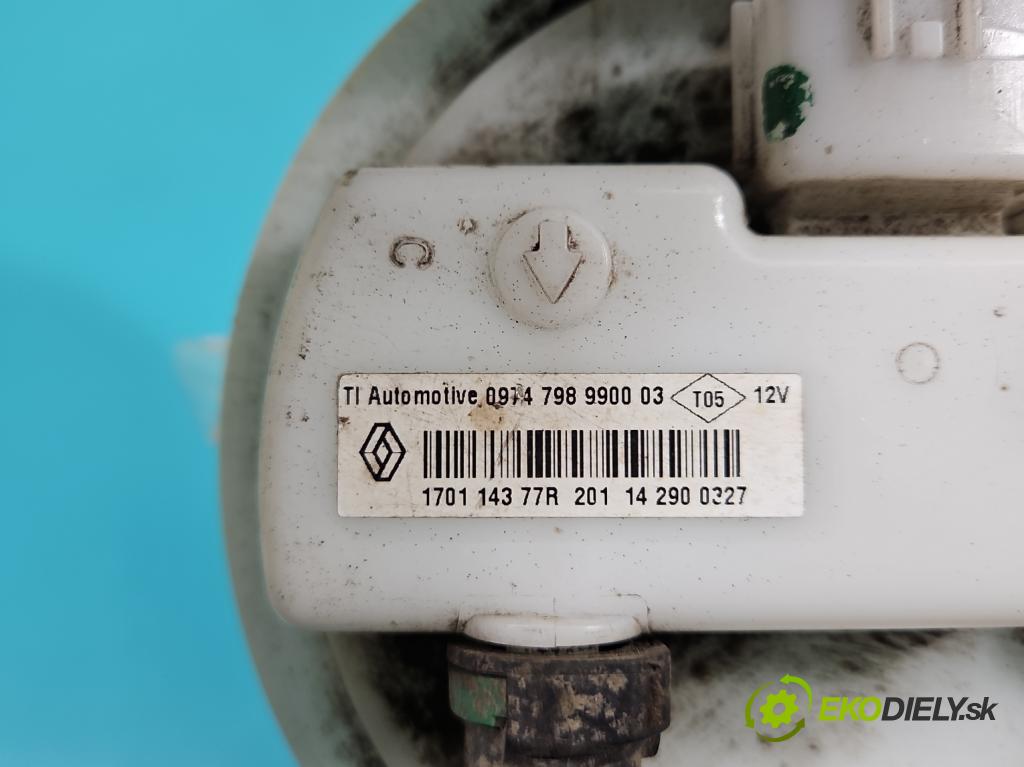 Renault Clio IV 2012-2020 0.9 Tce 90 hp manual 66 kW 898 cm3 5- čerpadlo paliva 170114377R