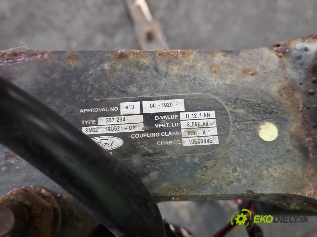 Ford Galaxy Mk2 2006-2015 2.0 tdci 131 HP manual 96 kW 1997 cm3 5- Hák: vlečení: 8M2J-19D521-CA (Ťažné zariadenie)
