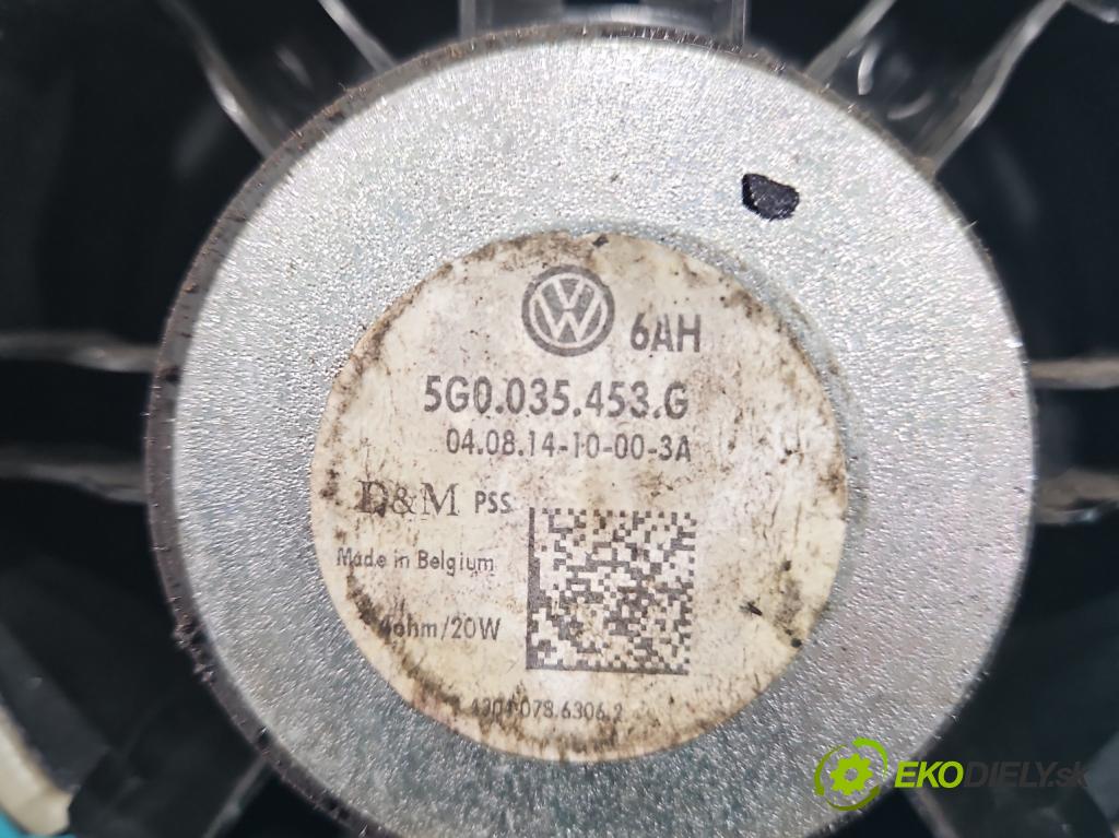 Vw Golf VII 2012-2020 1.4 TSI 150 hp automatic 110 kW 1395 cm3 5- reproduktory komplet 5G0035453G