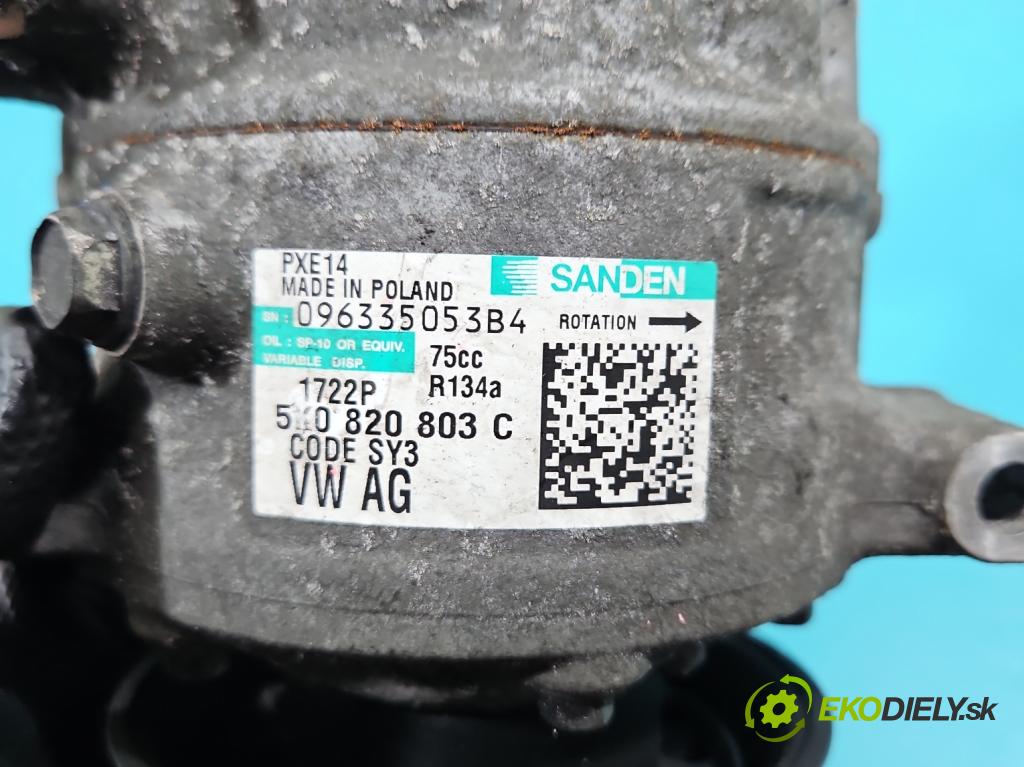 Audi Q3 2011-2018 2.0 tdi 177 HP automatic 130 kW 1968 cm3 5- Kompresor: klimatizácie 5K0820803C (Kompresor klimatizácie)