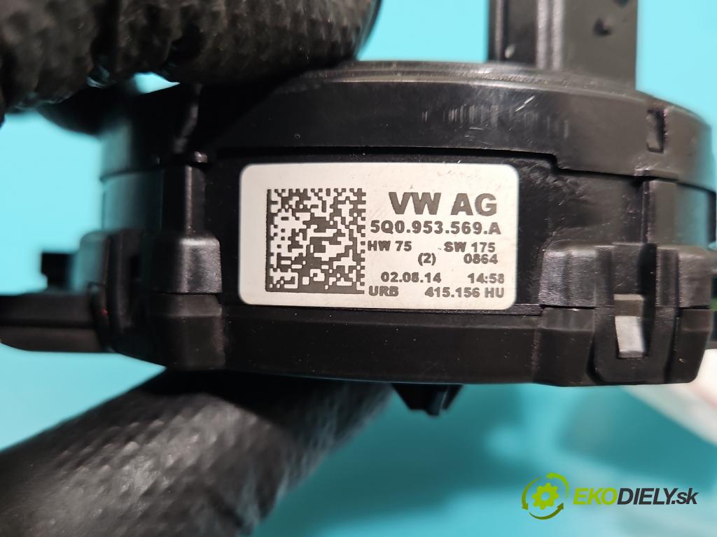 Vw Golf VII 2012-2020 1.4 TSI 150 HP automatic 110 kW 1395 cm3 5- Páska: airbag 5Q0953569A (Airbag)