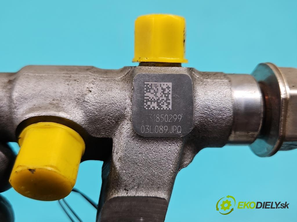 Audi Q3 2011-2018 2.0 tdi 177 HP automatic 130 kW 1968 cm3 5- lišta vstrekovacia 03L130089J (Vstrekovacia lišta)