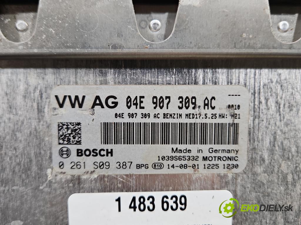 Vw Golf VII 2012-2020 1.4 TSI 150 HP automatic 110 kW 1395 cm3 5- riadiaca jednotka motora 04E907309AC