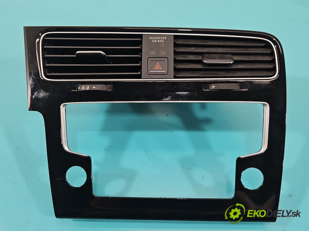 Vw Golf VII 2012-2020 1.4 TSI 150 HP automatic 110 kW 1395 cm3 5- Mřížka: kúrenia stredová 5G1863042 (Mriežka kúrenia (fukár))