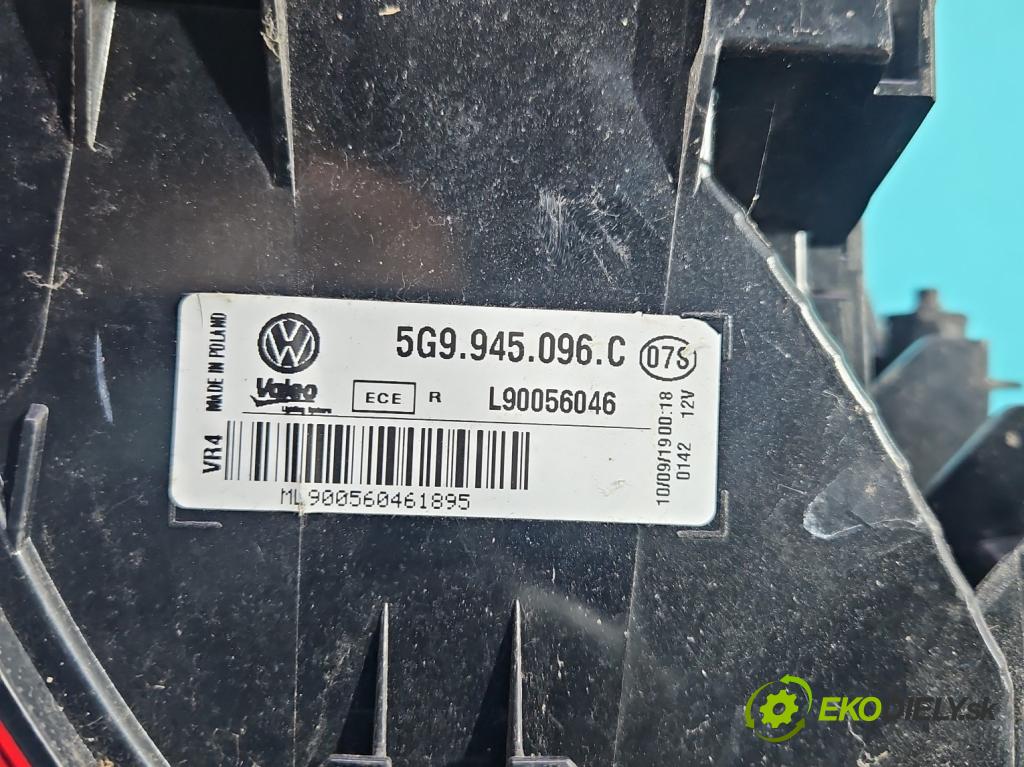 Vw Golf VII 2012-2020 1.4 TSI 150 hp automatic 110 kW 1395 cm3 5- světlo zadní pravé 5G9945096C (Klika dveří ostatní)