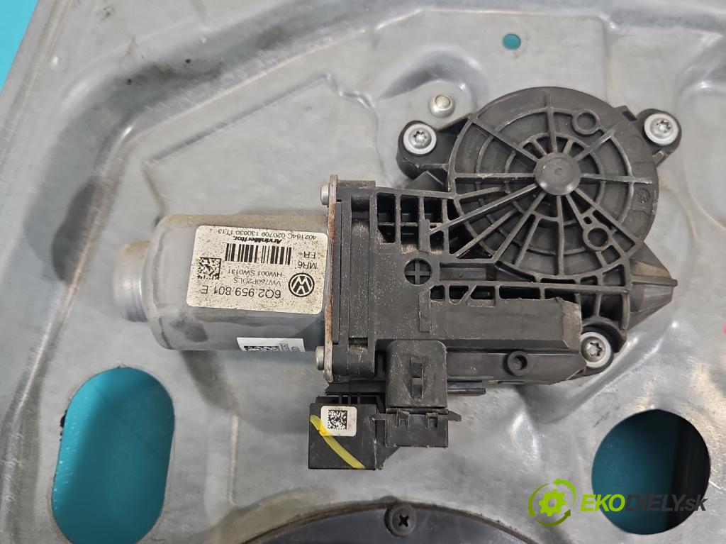 Vw Transporter T5 2003-2015 1.9 tdi 84KM manual 62 kW 1896 cm3 5- mechanismus stahování přední pravý 6Q2959801E