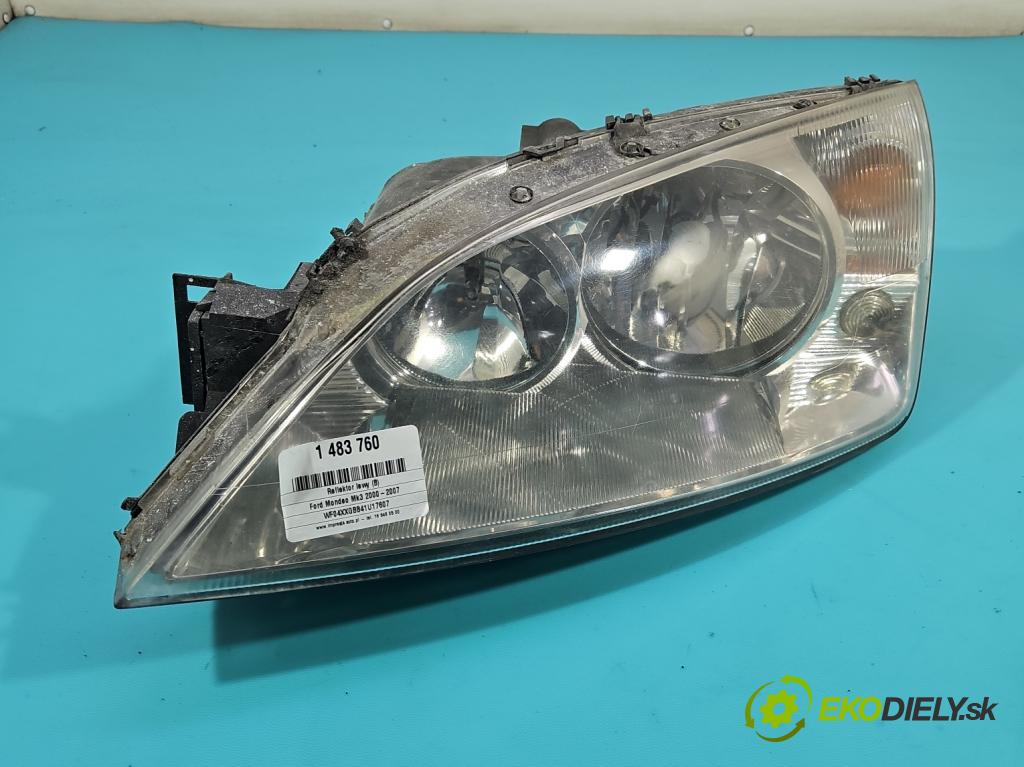 Ford Mondeo Mk3 2000-2007 1.8b 125 HP manual 92 kW 1798 cm3 4- Reflektor: ľavý 1S71-13006-AJ (Kľučka dverí ostatné)